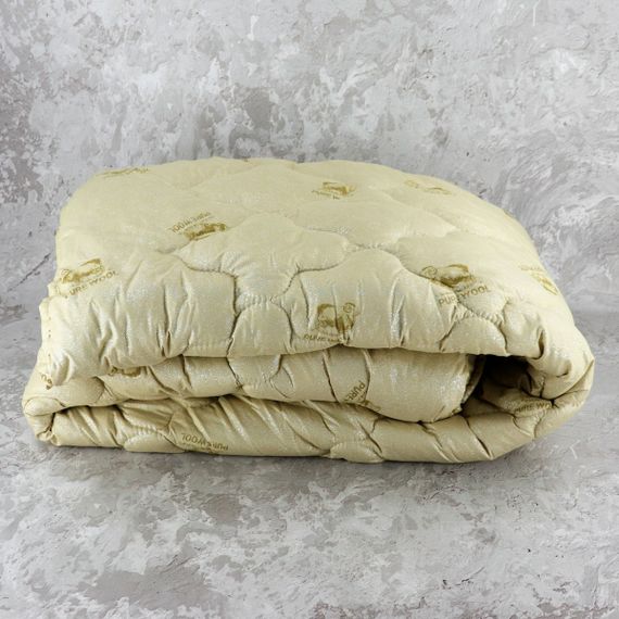 Ковдра закрита овеча вовна (Мікрофібра) PURE WOOL Двоспальна 175х210 55083 | Зображення 3
