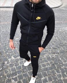 Чоловічий спортивний костюм Nike чорний