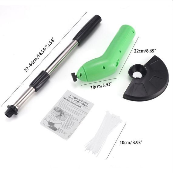 Газонокосарка для саду Zip Trim акумуляторна, Тример для трави та кущів для підстригання газону | Зображення 6