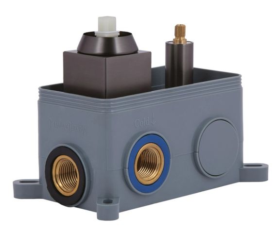 Душова система для душу Qtap Gemini Gunmetal Black PVD прихованого монтажу QTGEM113GMB45698 | Зображення 3