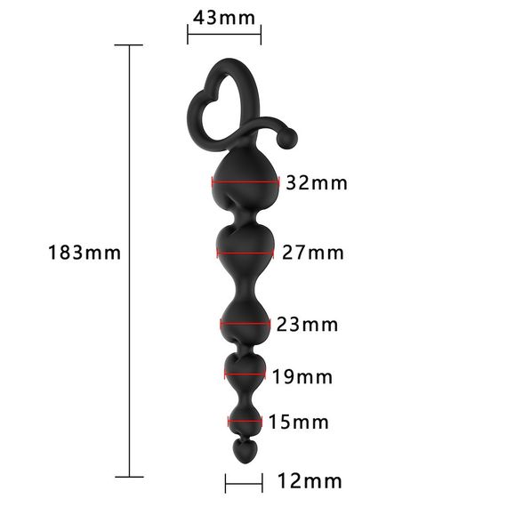 Силіконовий анальний стимулятор EROSPACE WILD PLAY C2 sexstyle | Зображення 3