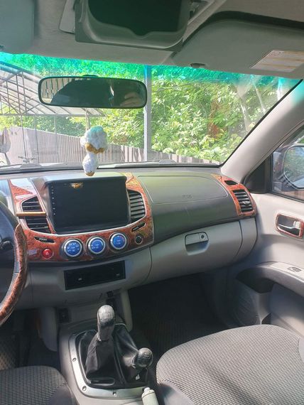 Накладки на панель (11 деталей) Карбон для Mitsubishi L200 2006-2015 рр | Зображення 8