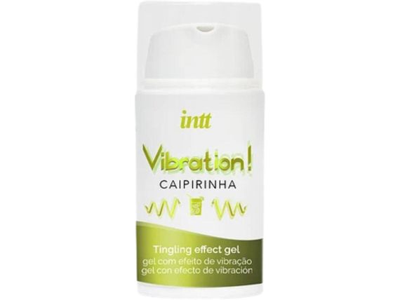 Рідкий вібратор Intt Vibration Caipirinha (15 мл), густий гель, дуже смачний, діє до 30 хвилин | Зображення 1