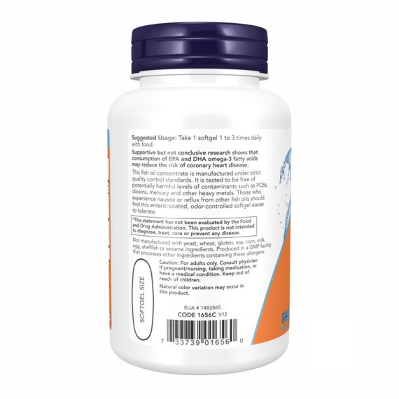Omega-3 Enteric - 180 sgels | Зображення 2