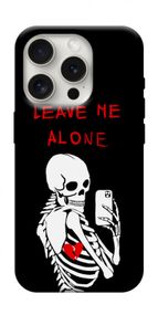 Чохол з картинкою Leave me alone для Apple iPhone 16 Pro Max (6.9")