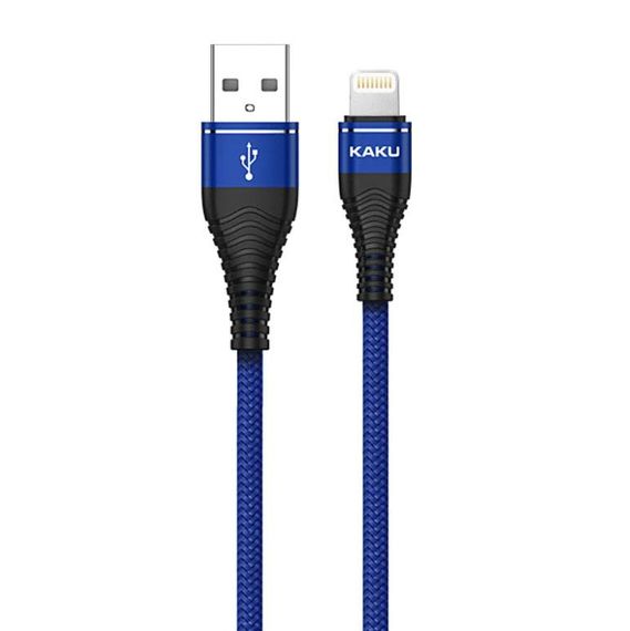USB кабель Kaku KSC-098 USB - Lightning 1.2m / 2.8A - Blue | Зображення 1