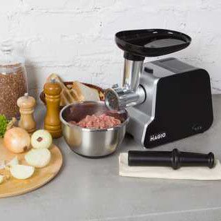 Мясорубка Magio MG-268 N 2000 Вт мясорубка для мяса электромясорубка для шинковки электромясорубка для дома | Зображення 4