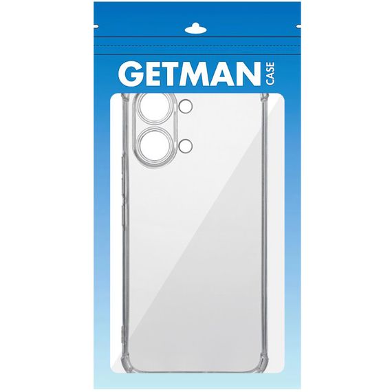 TPU чохол GETMAN Ease logo посилені кути Full Camera для Xiaomi Poco X8 Pro Max Безбарвний (прозорий) | Зображення 2