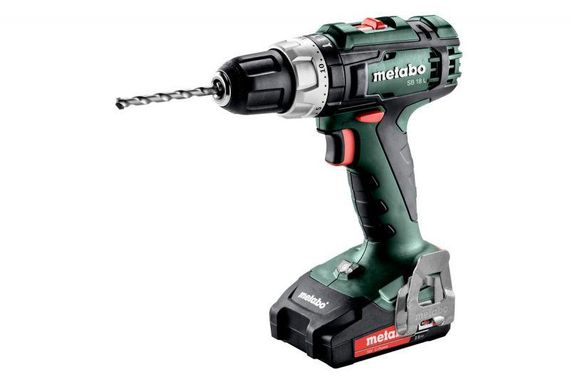 Шуруповер Metabo акумуляторний ударний SB 18 L 2х2. 0Ar, 13мм, кейс 602317500 з АКБ і ЗП в компл