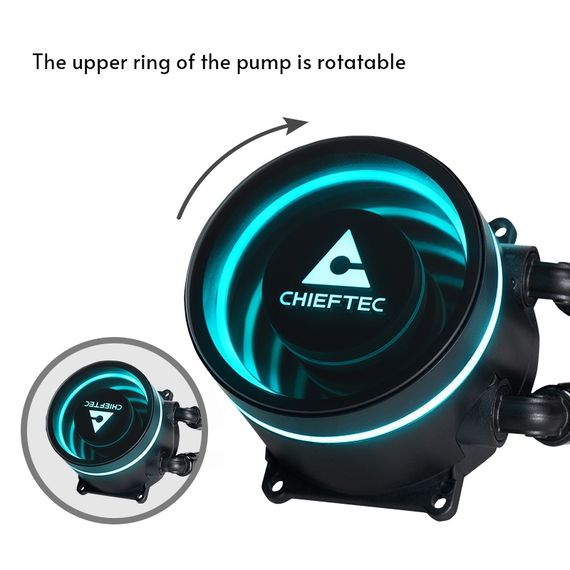 Система водяного охолодження Chieftec Iceberg 240 ARGB | Зображення 8