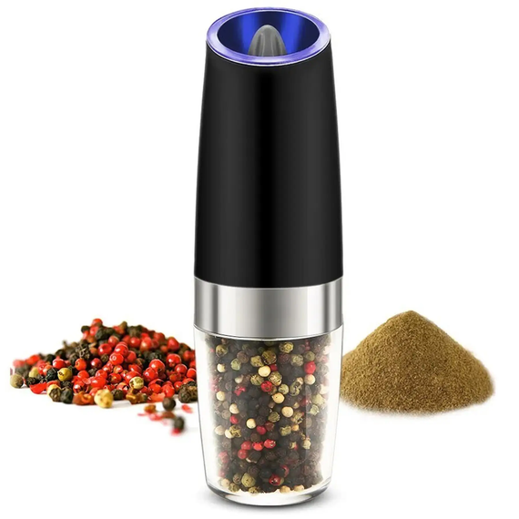 Електричний млин для спецій (20х6,3 см) Spice bottle electronic, від батарейок | Зображення 1