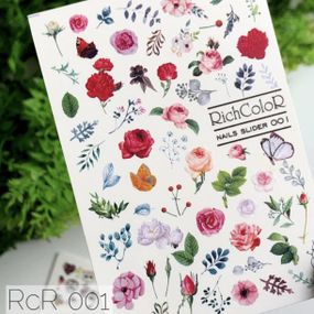 Рифлений слайдер RichColor 001 на водяній основі (6.5x9.5см)