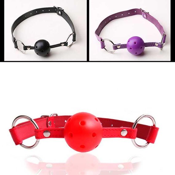 БДСМ Кляп в рот Mouth ball Красный – Садо-мазо | Зображення 1