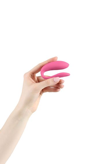 Смарт-вібратор для пар We-Vibe Sync Lite Pink, 10 віброрежимів, можна поєднувати з проникним сексом | Зображення 5