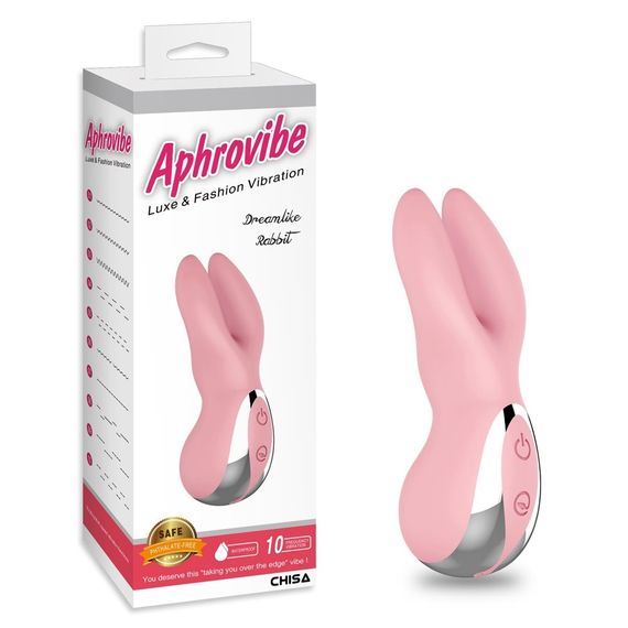 Вібратор для клітора у вигляді кролика Chisa Aphrovibe Dreamlike Rabbit, рожевий Sex Aura