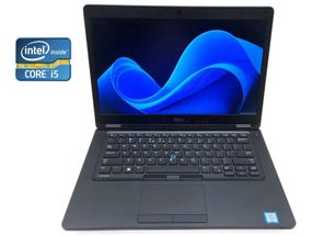 Ультрабук Б-клас Dell Latitude 5480 / 14" (1920x1080) IPS / Intel Core i5-6300U (2 (4) ядра по 2.4 - 3.0 GHz) / 8 GB DDR4 / 512 GB SSD / Intel HD Graphics 520 / WebCam / Win 10 б/в