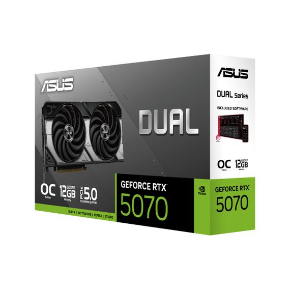 Видеокарта ASUS GeForce RTX 5070 12GB GDDR7 OC DUAL-RTX5070-O12G 90YV0M17-M0NA00 | Зображення 8