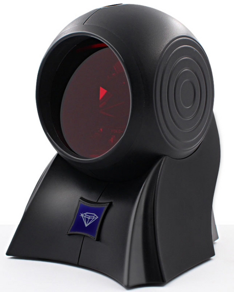 Опт, розница AsianWell AW-3090 1D многоплоскостной сканер штрих-кодов, настольный проводной чёрный USB