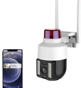 Камера відеоспостереження PTZ вулична WiFi 4 МП, кольорове нічне бачення, XPRO, 2L-A2-WIFI/ZD-SC04-4MP V380Pro (45041-16973_884)