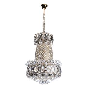 Люстра хрустальная с подсветкой LED E14 40W Glass (BCL-607S/6)