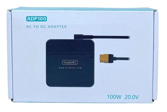 Блок живлення ADP100 20V 5A адаптер для зарядного пристрою ToolkitRC M7, SkyRC та інших | Зображення 2