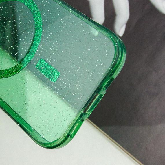 Чохол TPU Radiance with MagSafe для Apple iPhone 15 (6.1") Green | Зображення 4