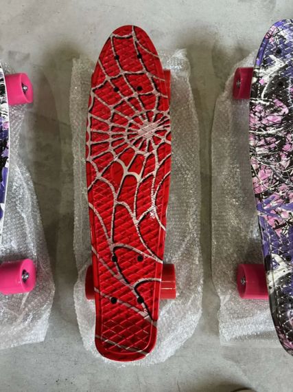 Пенні борд скейтборд Penny Board Fish Skateboards 22" ABEC-7 з колесами, що світяться | Зображення 8