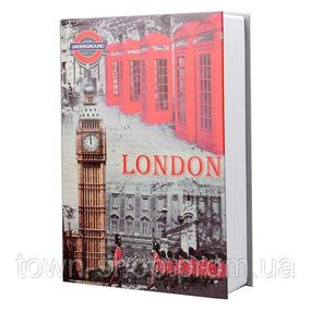 Книга-сейф на замке MK 0791 металлическая Лондон