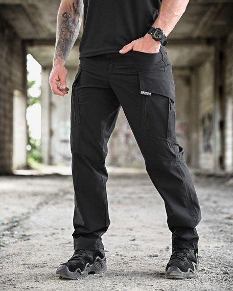 Стрейчові літні тактичні штани OBLIVION black ДЛ7352 | Зображення 1