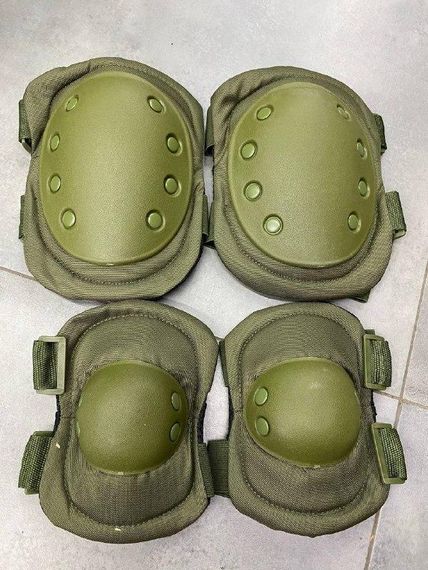 Тактичні Наколінники та Налокітники! Захисний набір Наколінники та Налокітники   знижка