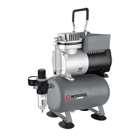 Компресор безмасляний 3 л, 3,2 атм, 45 л/хв INTERTOOL PT-0001