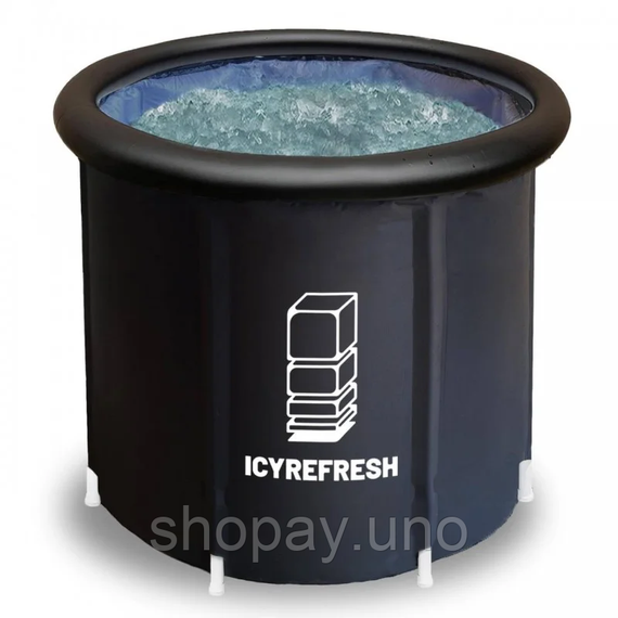 Круглий каркасний басейн для крижаної ванни / Льодова надувна ванна "Ice Bath Spa"