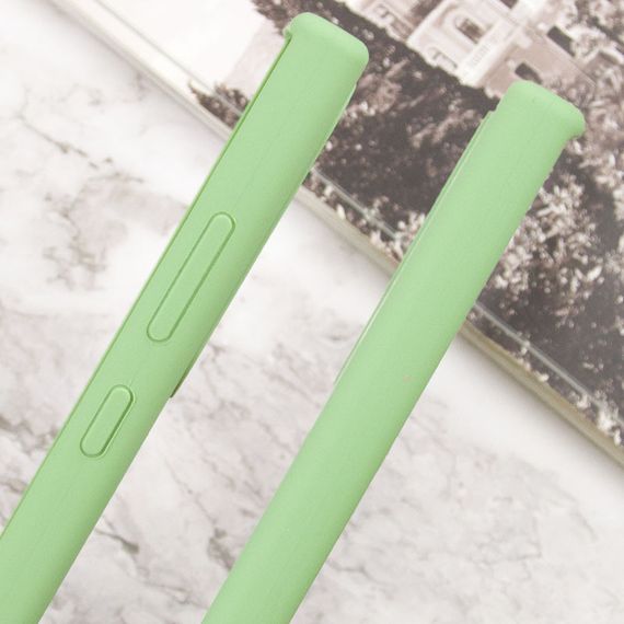 Чехол Silicone Cover Lakshmi Full Camera (AAA) для Samsung Galaxy S24 Ultra Мятный / Mint | Зображення 4