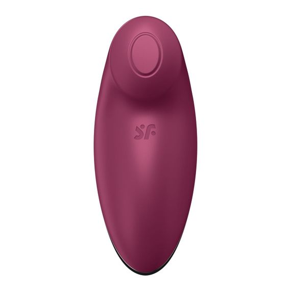 Вібростимулятор-пульсатор Satisfyer Tap & Climax 2 Red, ефект постукування пальцем Sex Aura | Зображення 2