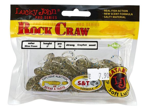 Твистер 2,0" LJ Лаки Джон Rock Crow 123-CA35 | Зображення 1