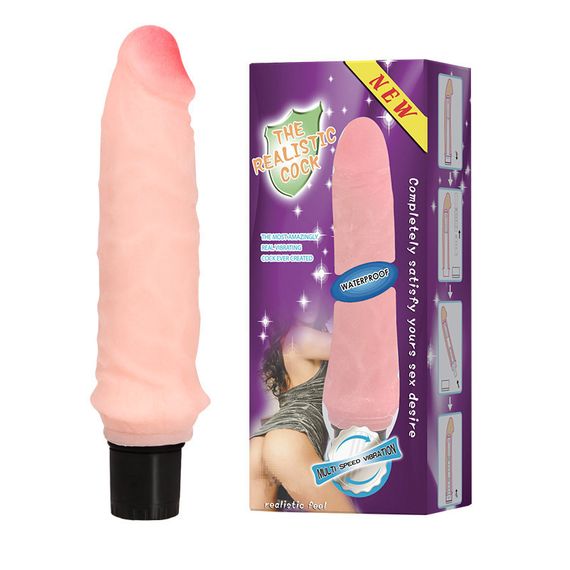 Вибратор - The Realistic Cock Flesh, 20 см Sex Aura