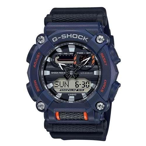 Протиударні спортивні полімерні наручний годинник Оригінал Casio G-Shock GA-900-2AER з полімерним ремінцем
