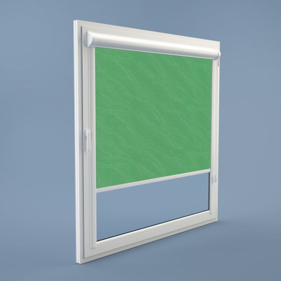 Рулонная штора Rolets Вода 2-2159-1450 145x170 см закрытого типа Зеленая | Зображення 1