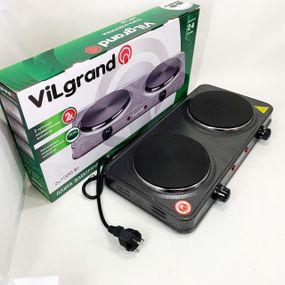 Електроплита з двома електричними конфорками, Настільна керамічна електроплита з двома конфорками QH-56