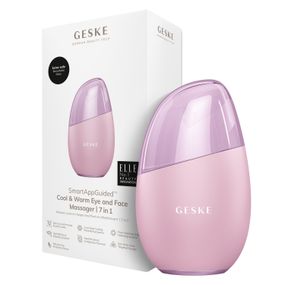 Масажер для обличчя GESKE Cool&Warm Eye and Face Massager 7в1 pink