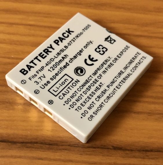 Акумулятор Samsung SLB-0737 (Digital) 1200mAh | Зображення 1