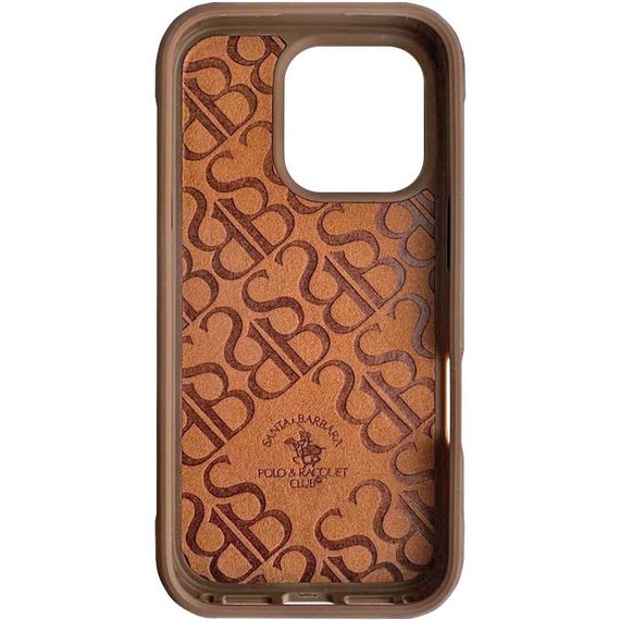 Шкіряний чохол Polo Santa Barbara Isaac для Apple iPhone 16 Pro (6.3") Champagne gold | Зображення 1