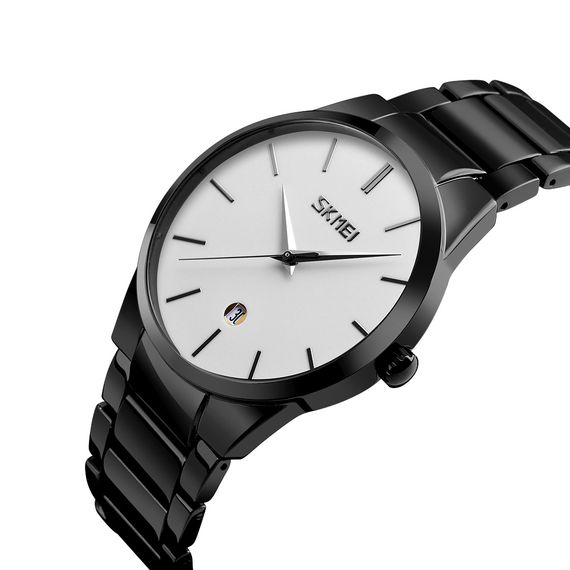 Чоловічий годинник Skmei 9140BKWT Black-White | Зображення 1
