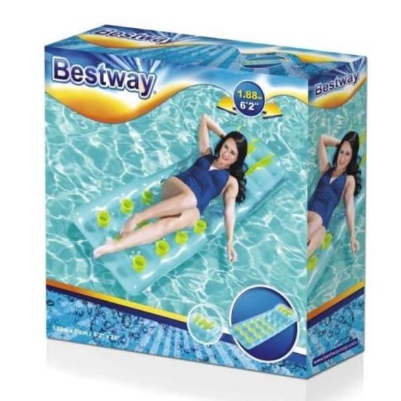 Матрац надувний 188*71см Intex 43015 Блакитний