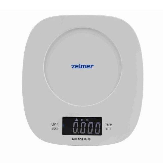 Весы кухонные Zelmer ZKS1451 5 кг белые | Зображення 2