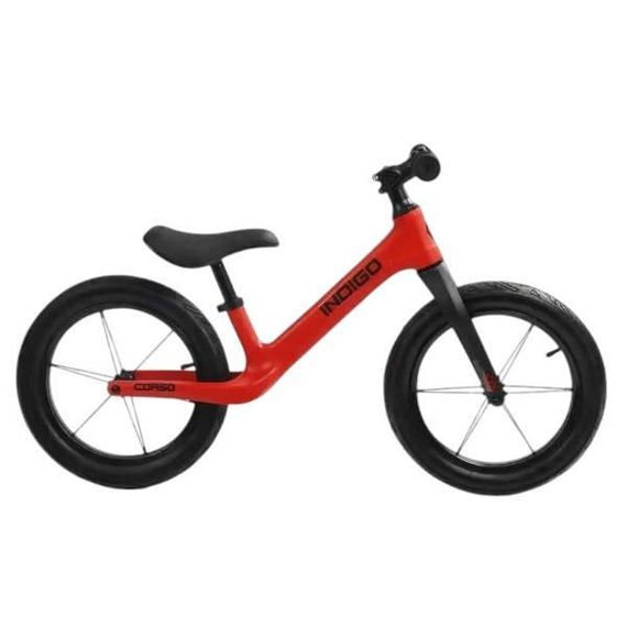 Велобіг нейлонова рама та вилка колеса 3,6 кг EVA Corso 14 D-7041-14 Червоний