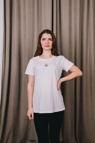 Футболка жіноча Носи своє 50 Білий (p-9933-164478) | Зображення 3