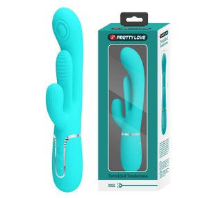 Вибратор с стимулятором клитора PRETTY LOVE - Shonia Green 3 in 1, BW-500041-1 Sex Aura