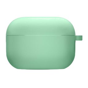 Силіконовий футляр з мікрофіброю для навушників Airpods 4 / 5 Зелений / Spearmint