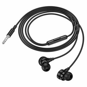 Навушники провідні HOCO M116, роз'єм Jack3.5, 1.2m, Black